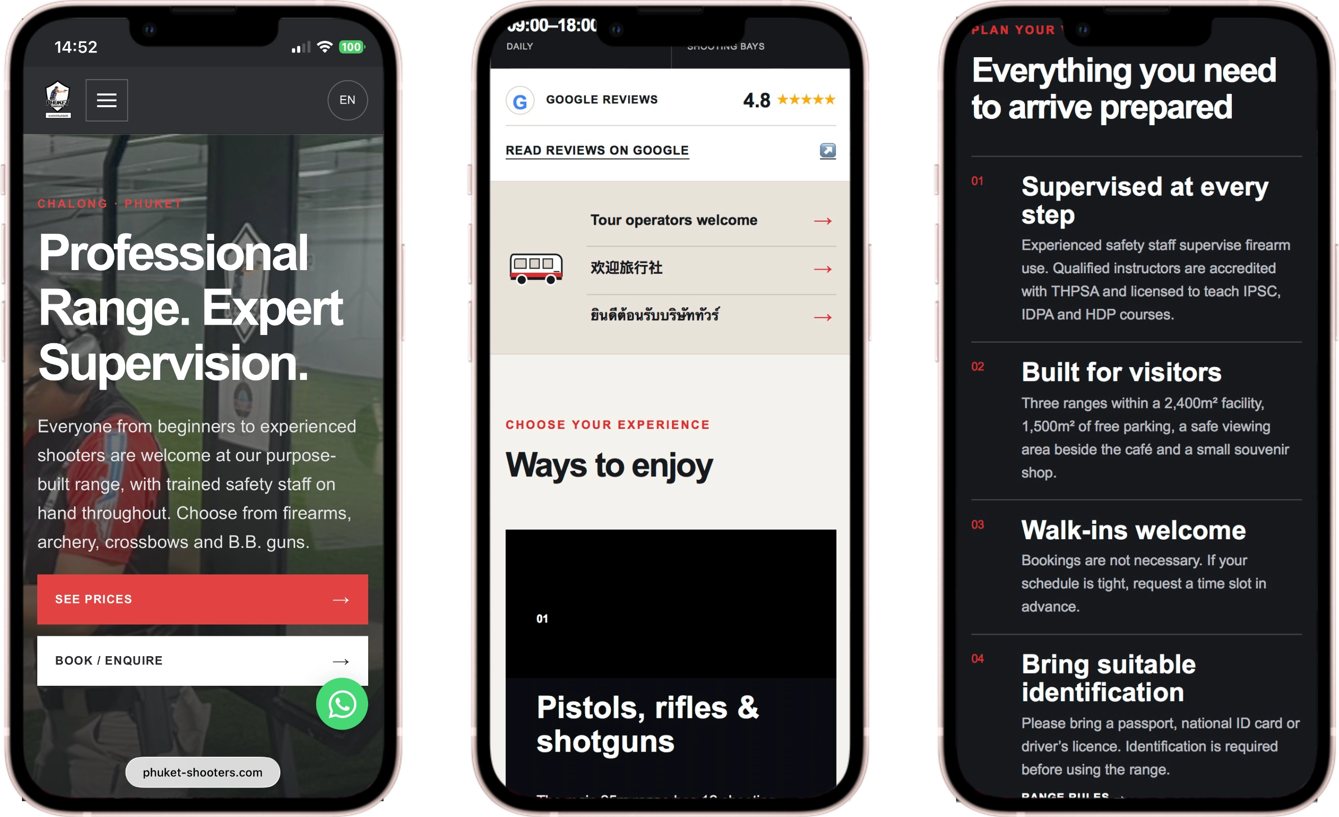 The new mobile home page built with Codex image